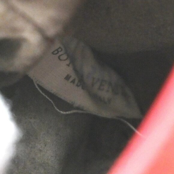 BOTTEGA VENETA Intrecciato Mini Chain Wallet Shoulder Bag Leather Red 11RF996 - Picture 12 of 13